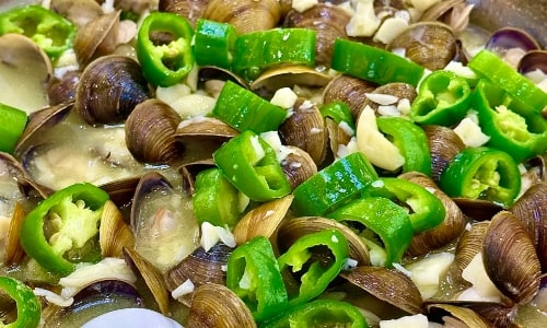 stir-fried clams